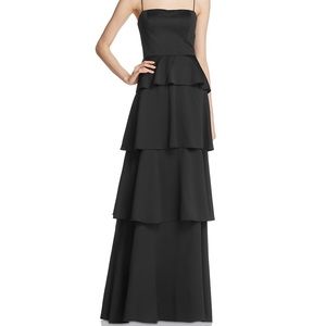 Aiden Mattox Tiered Ruffle Gown (Strapless)